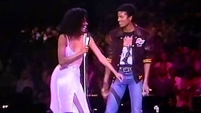 Michael Jackson and Diana Ross